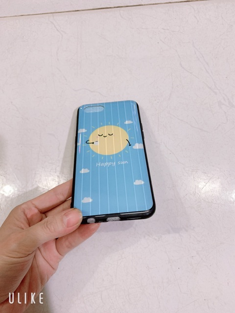 Ốp oppo A1K Hình mặt trăng vàng
