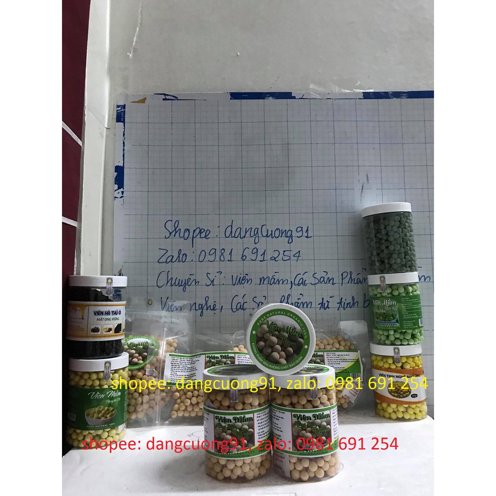 viên mầm hồng sâm collagen tăng vòng 1 ( túi 500g )