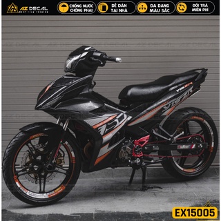 Tem Exciter 150 Mẫu Y15ZR | EX15005 | Chất Liệu Decal PVC, Công Nghệ In Nhật Bản Siêu Nét - AZDECAL