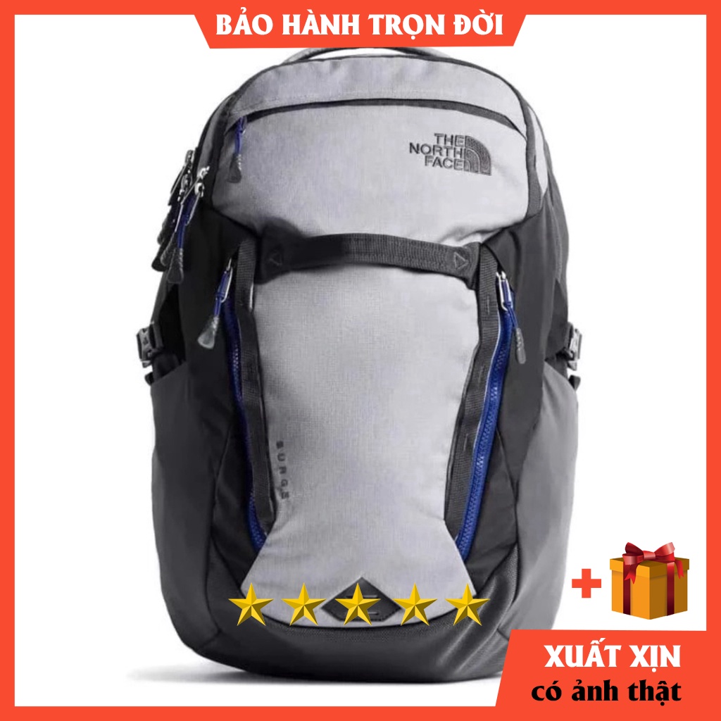 Balo The North Face Surge 2022 BẢO HÀNH TRỌN ĐỜI - ba lô có ngăn laptop riêng - đai trợ lực xịn sò