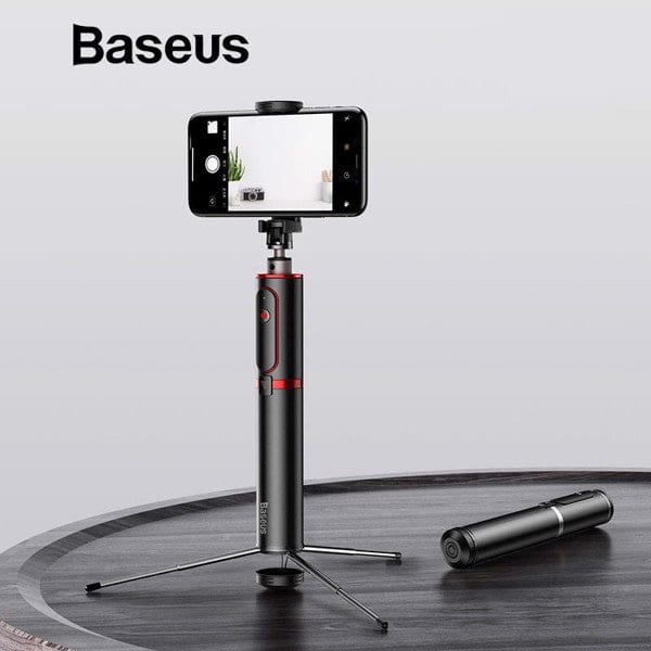 Gậy selfie kiêm tripod 3 chân Baseus D1S 2 in 1 tặng kèm remote bluetooth không dây