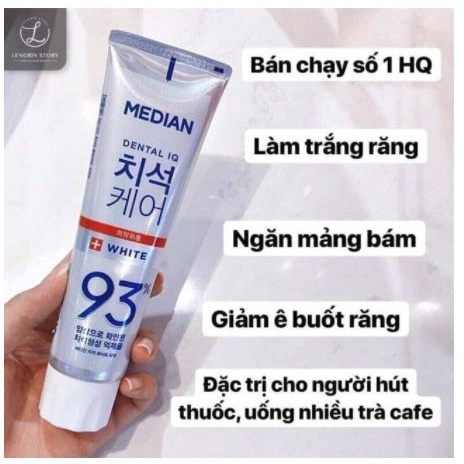 KEM ĐÁNH RĂNG MEDIAN 93% HÀN QUỐC