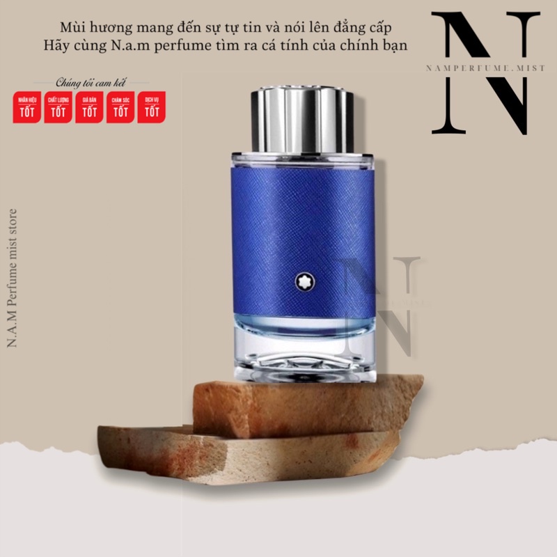 𝗠𝗼𝗻𝘁𝗯𝗹𝗮𝗻𝗰 𝗘𝘅𝗽𝗹𝗼𝗿𝗲𝗿 𝗨𝗹𝘁𝗿𝗮 𝗕𝗹𝘂𝗲 | Nước Hoa Nam | Mát mẻ và sảng khoái