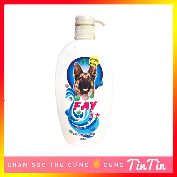 Sữa tắm chó mèo cao cấp FAY 5 sao Giá rẻ