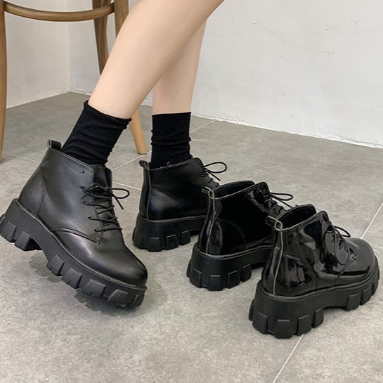 (2 MÀU) Bốt nữ Hàn Quốc phong cách cổ lửng ulzzang hót hít | BigBuy360 - bigbuy360.vn