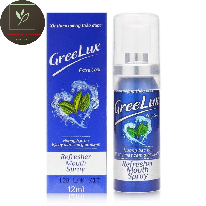 Xịt thơm miệng ngăn ngừa vi khuẩn GreeLux 12ml