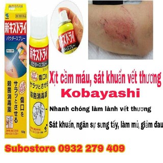 Xịt Cầm Máu Sát Khuẩn Kobayashi