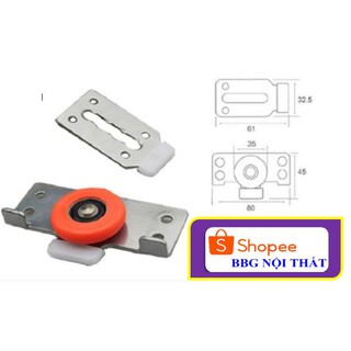 Bánh xe cửa lùa tủ Quần áo _ Phụ tùng phụ kiện ngành mộc-Nội Thất Bắc Giang