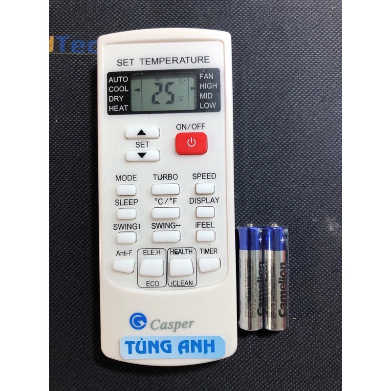 Điều khiển casper điều hoà (điều khiển điều hoà casper)