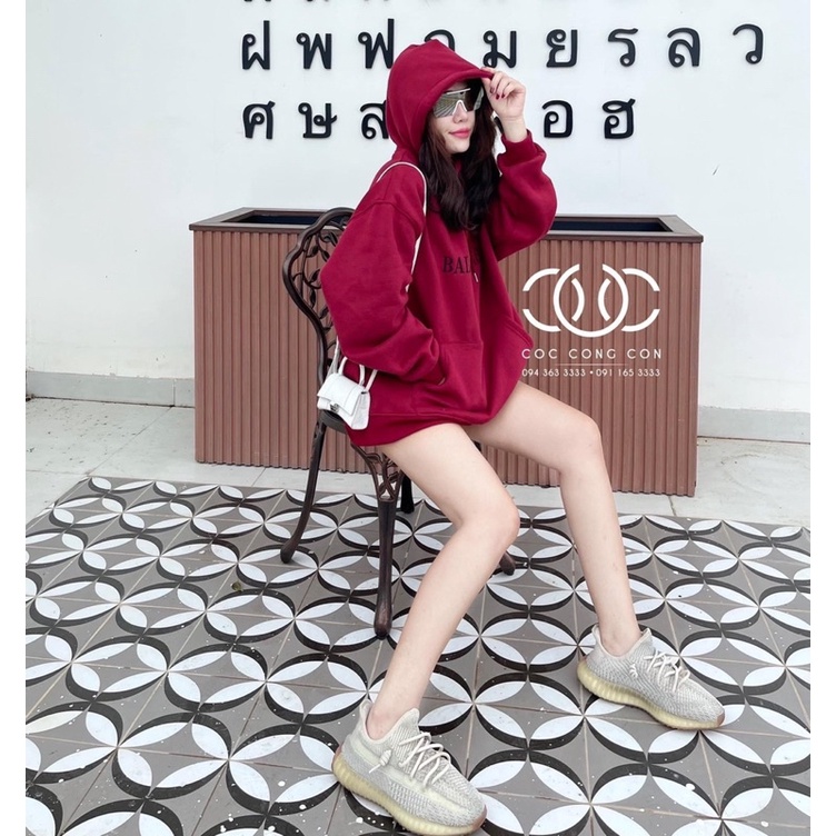 BÁN SỈ ÁO NỈ MŨ HOODI BA.LENN NỮ 2 MÀU | BigBuy360 - bigbuy360.vn