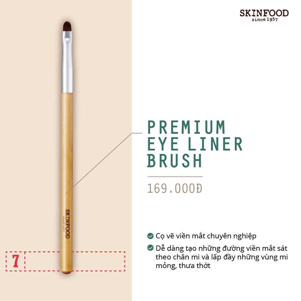 Cọ viền mắt Skinfood Premium Eye Liner Brush