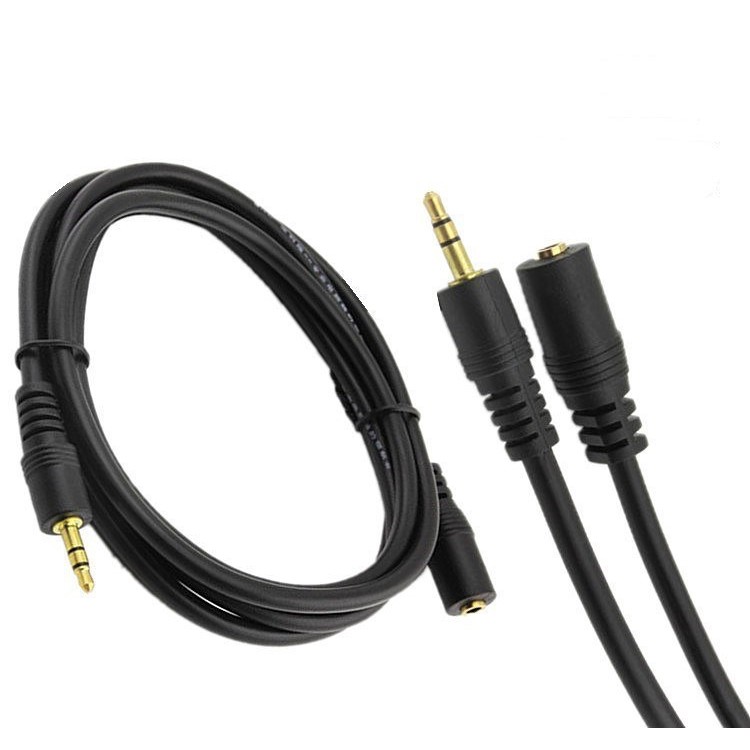 Dây nối dài jack 3.5 đầu đực cái mạ đồng