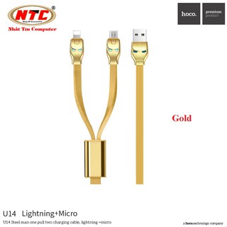 Cáp MicroUSB Steel Man HOCO U14