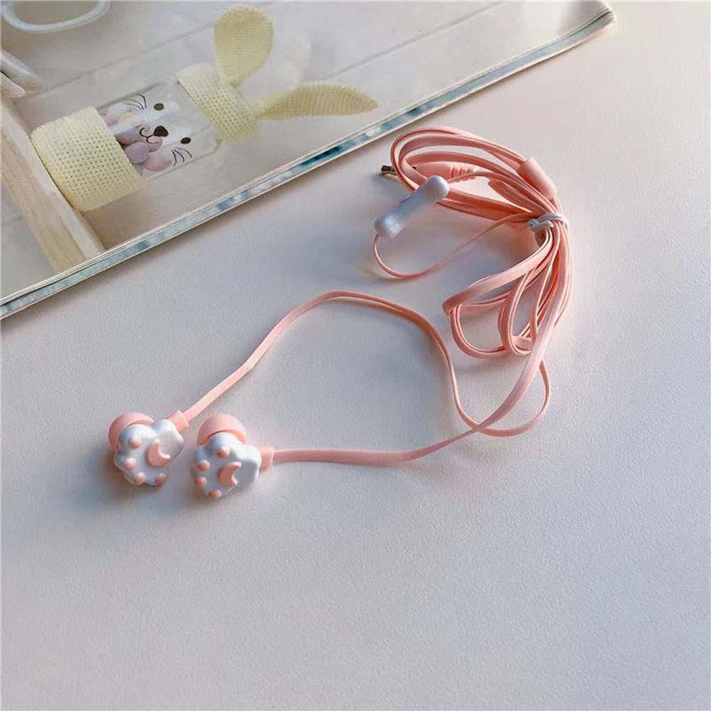 Tai Nghe Thể Thao Âm Thanh Trầm Kèm Mic Giắc Cắm 3.5mm Kiểu Dáng Hoạt Hình Dễ Thương