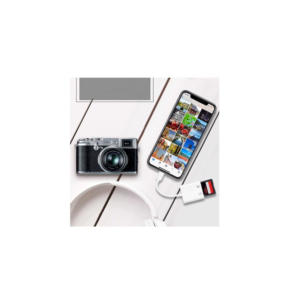 Đầu đọc thẻ nhớ SD, Micro SD cho Iphone, Ipad | BigBuy360 - bigbuy360.vn