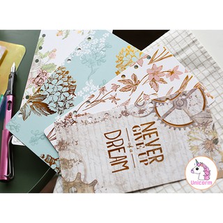 Tab 5 tấm Phân Trang Golden A5 cho Sổ Còng/Sổ Planner