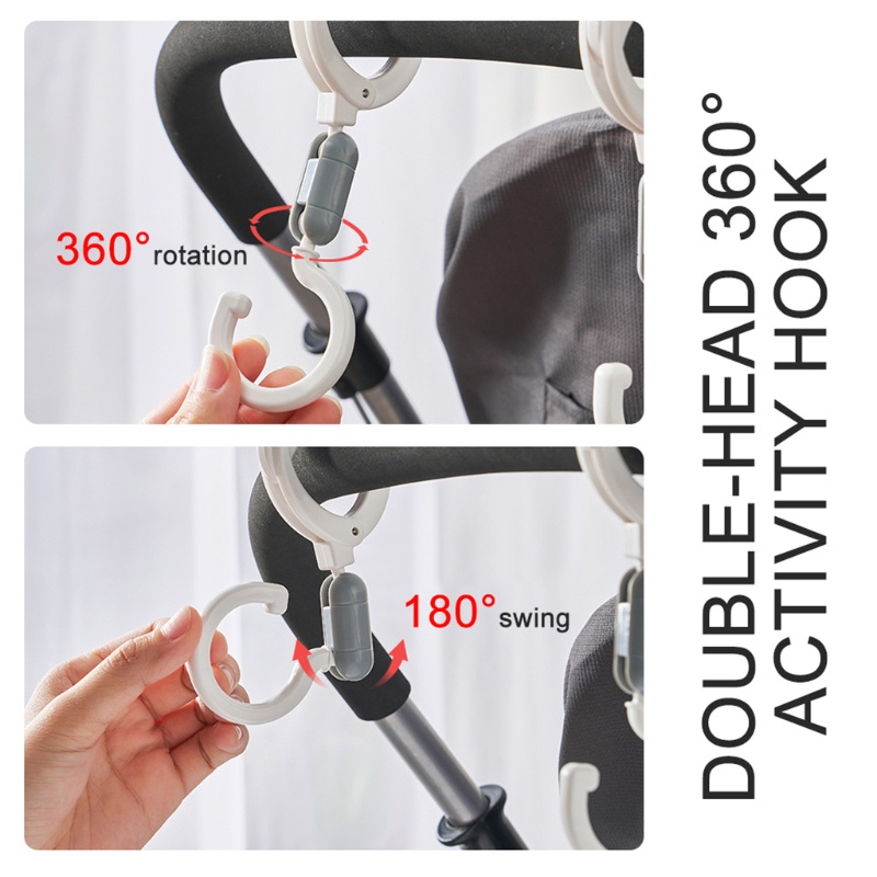 1 Móc Treo Túi Xách Xoay 360 Độ Đa Năng ​Móc Mua Sắm Chuyên Dụng Chất Lượng