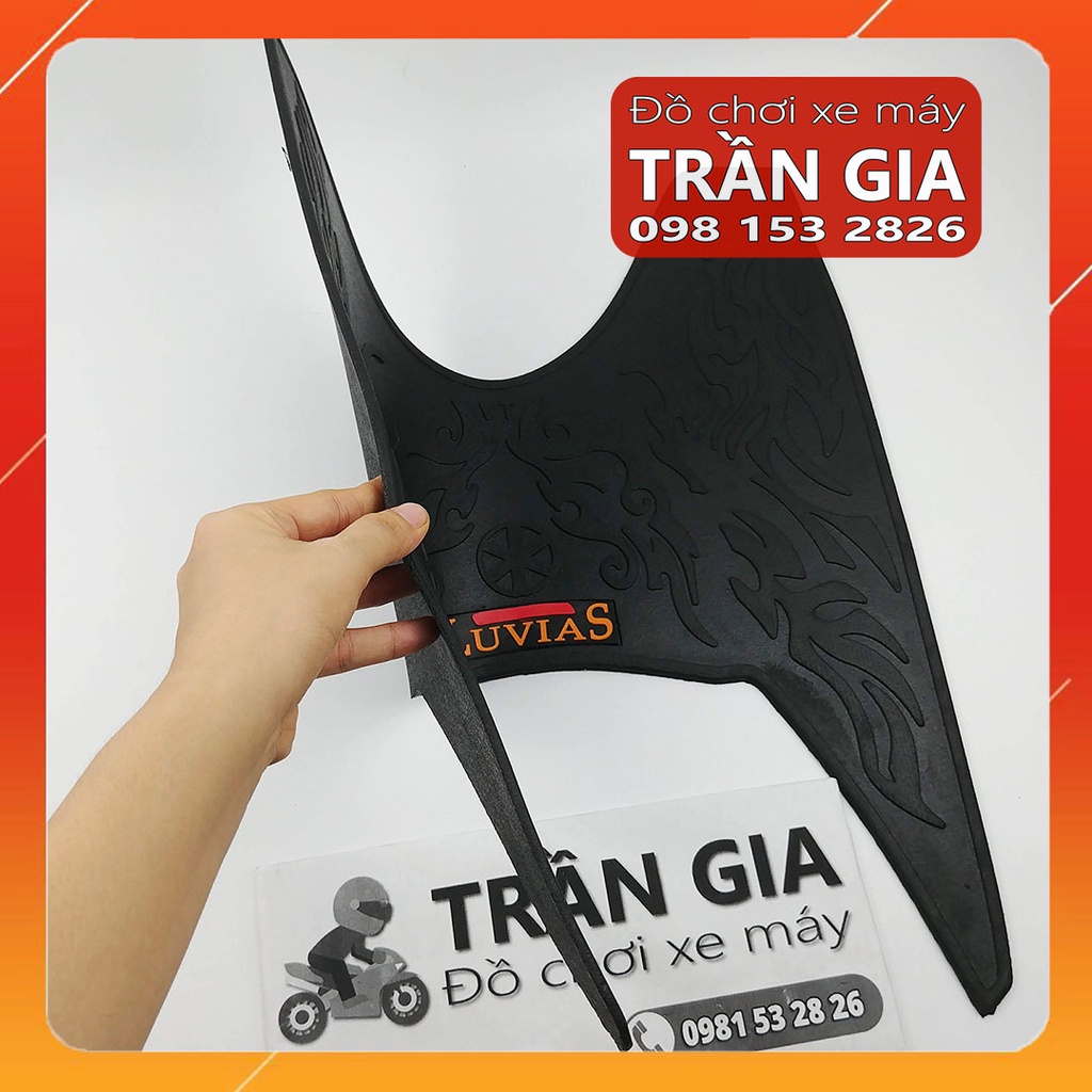 Thảm lót để chân xe Yamaha LUVIAS đời cũ, đời đầu, đời mới FI - tấm trải sàn gác chân cao su