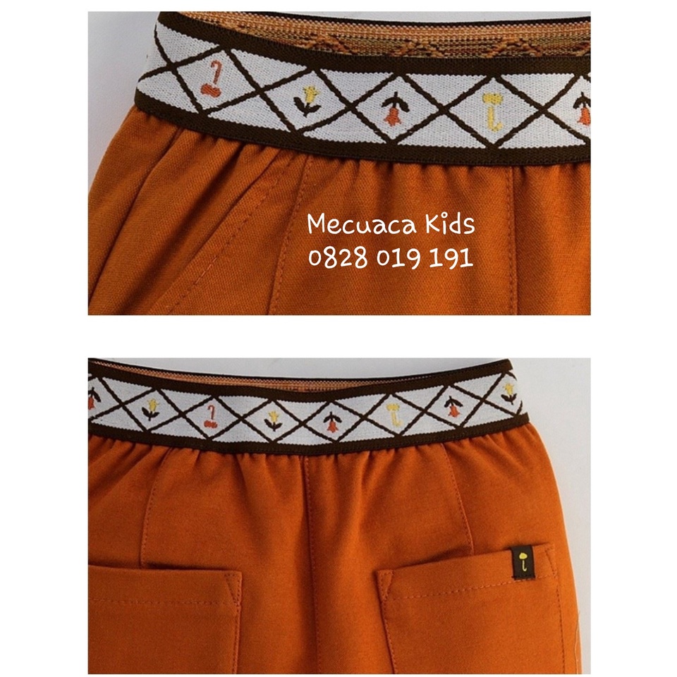 [90-120] Quần cam đất cạp dệt kim xuất Hàn cho bé trai bé gái