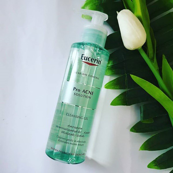 GEL RỬA MẶT DÀNH CHO DA NHỜN MỤN EUCERIN PROACNE CLEANSING GEL 400ML