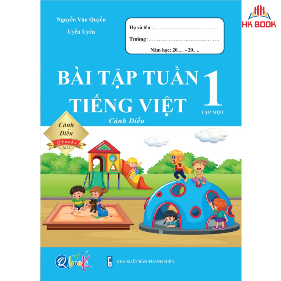 Sách - Bài Tập Tuần Tiếng Việt 1 - Cánh Diều - Tập 1 (1 cuốn)