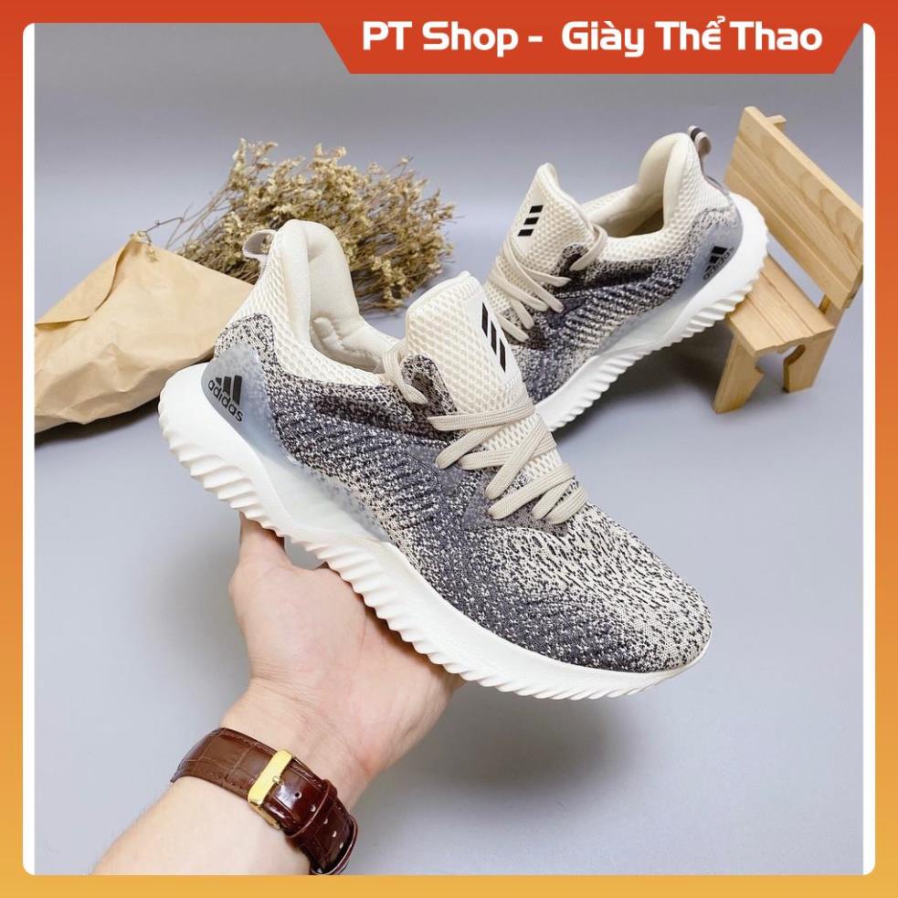 [FreeShip+Giá Hủy Diệt] Giầy Alphabounce xịn sò Full phụ kiện, Giày Sneaker Alphabounce muối tiêu trắng , Hót trend