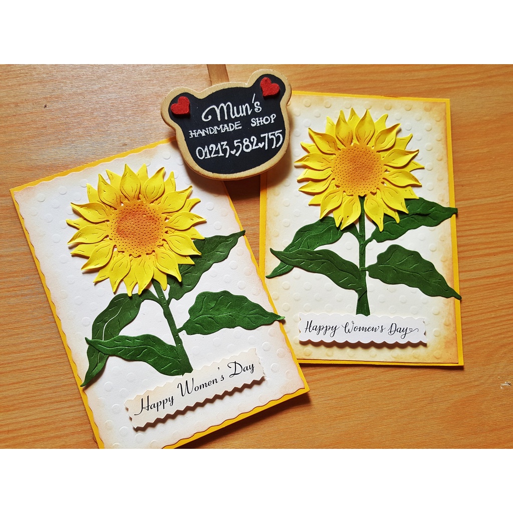 [30 MẪU] Thiệp quốc tế phụ nữ Happy Women's Day 8/3 handmade