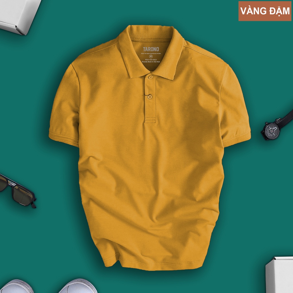 Áo Polo TRƠN - IN TAG CỔ nam cổ bẻ vải xịn fullbox, trẻ trung, thanh lịch
