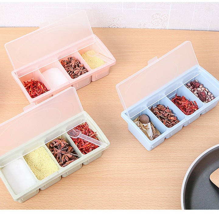 Khay Đựng Gia Vị 4 Ngăn