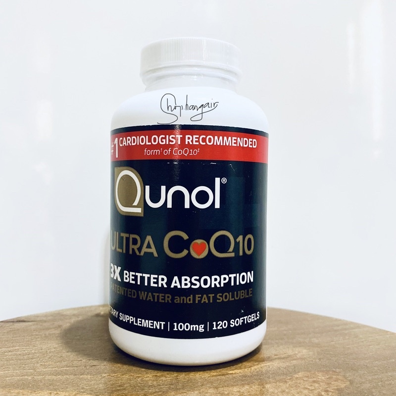 Viên uống đẹp da, bổ tim Qunol Ultra Coq10 100mg | Ubiquinol | Coenzyme Q10 ngừa tai biến chống lão hoá giảm nếp nhăn