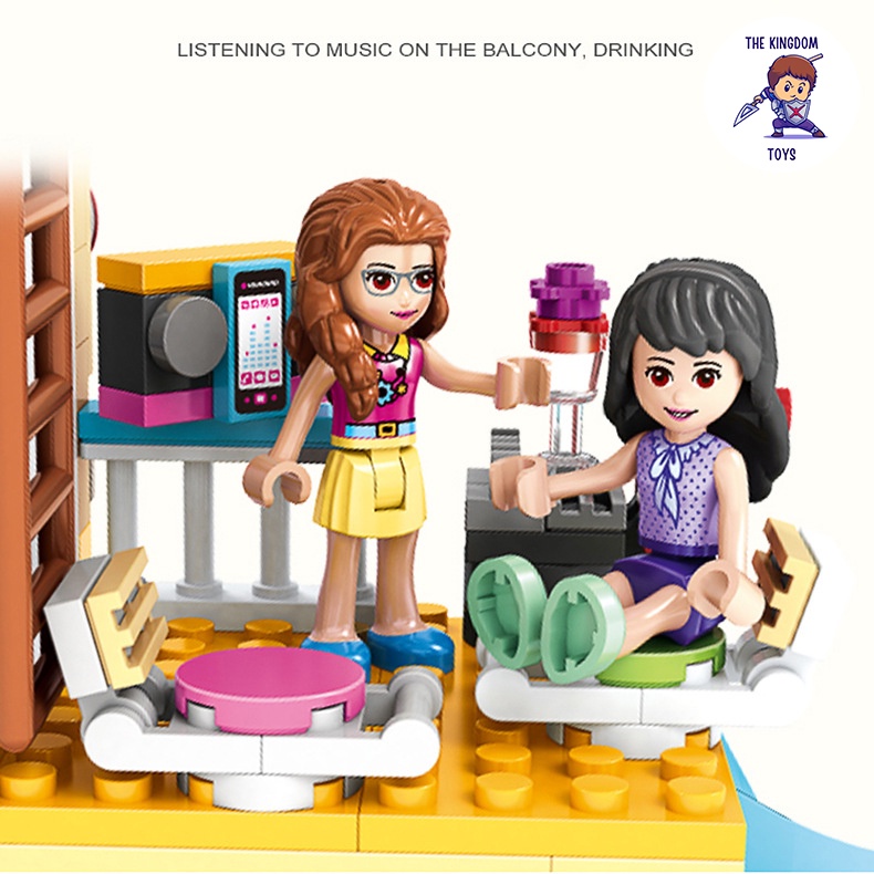 Đồ Chơi Lắp Ráp Friends Mô Hình Ngôi Nhà Tình Bạn Emma Olivia Và Andrea Đồ Chơi Bé Gái 3012