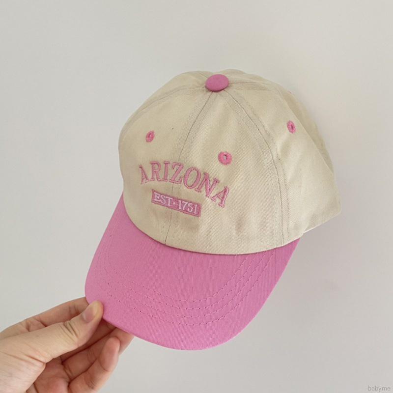 Mũ lưỡi trai thêu chữ nhiều màu hợp thời trang cho trẻ nhỏ