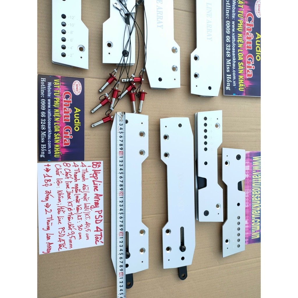 Nẹp loa array, line array 4T 1 bộ Audio Chau Gia - 4T mẫu PSD