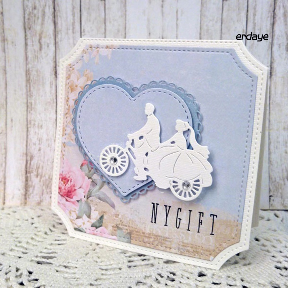 Khuôn Cắt Giấy Làm Từ Kim Loại Hình Khung Viền Cách Điệu Trang Trí Scrapbook