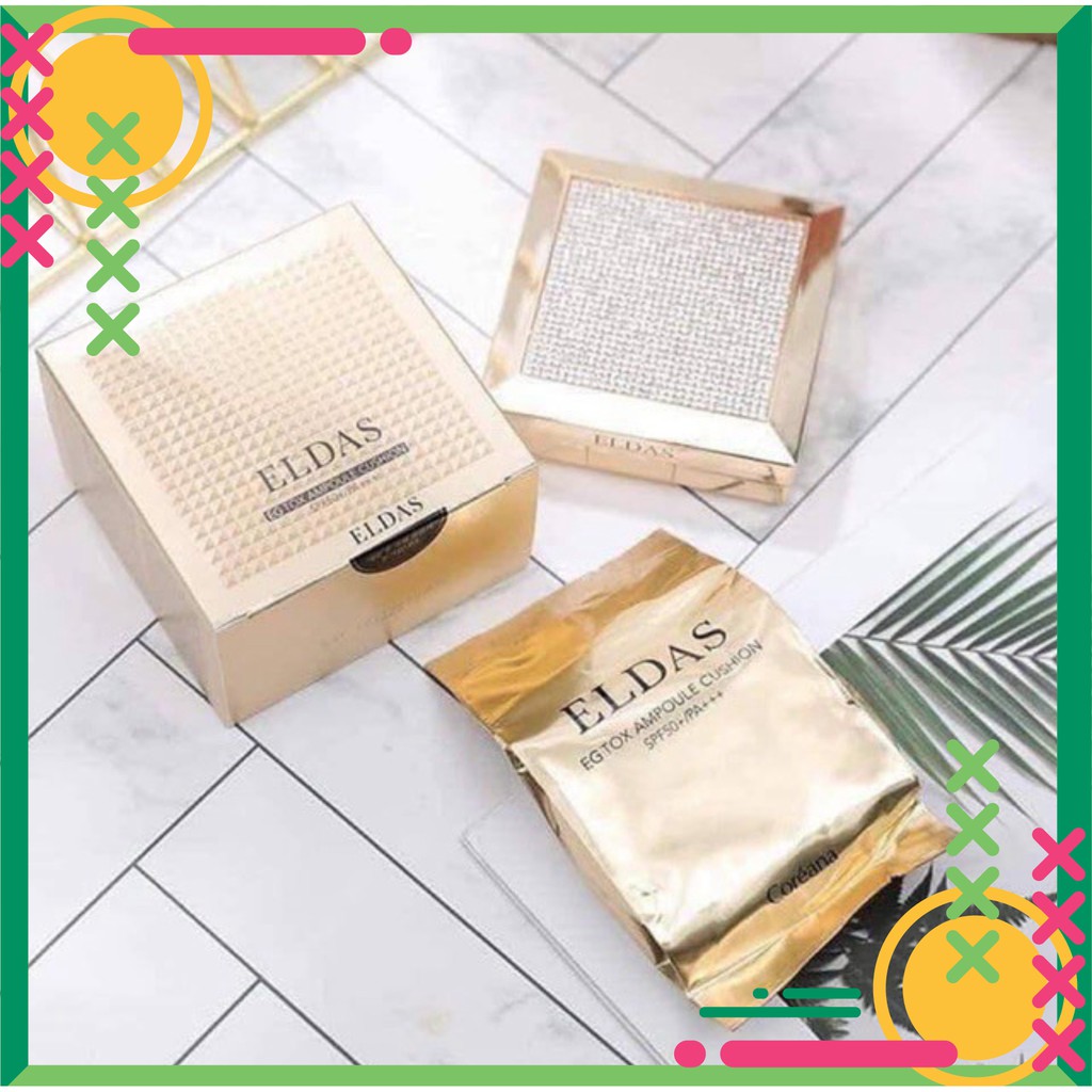 tuan002 Phấn Nước Eldas EGTox Ampoule Cushion tặng kèm lõi refill tone 21 tuan002 | BigBuy360 - bigbuy360.vn