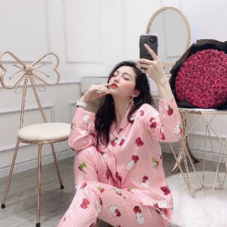 Pijama đồ ngủ lụa gấm loại 1