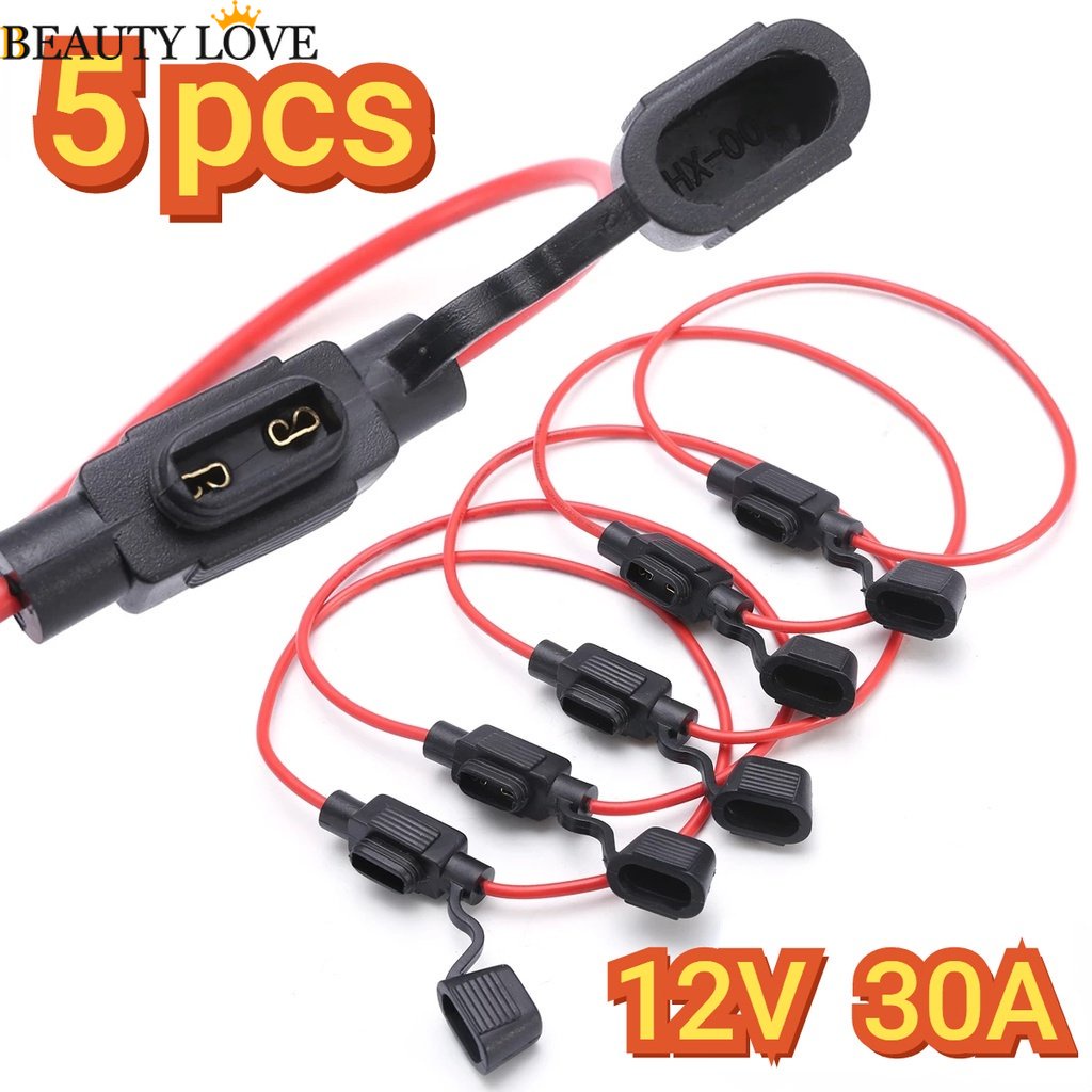 Set 5 Giá Đỡ Cầu Chì 12V 30A Cho Xe Ô Tô