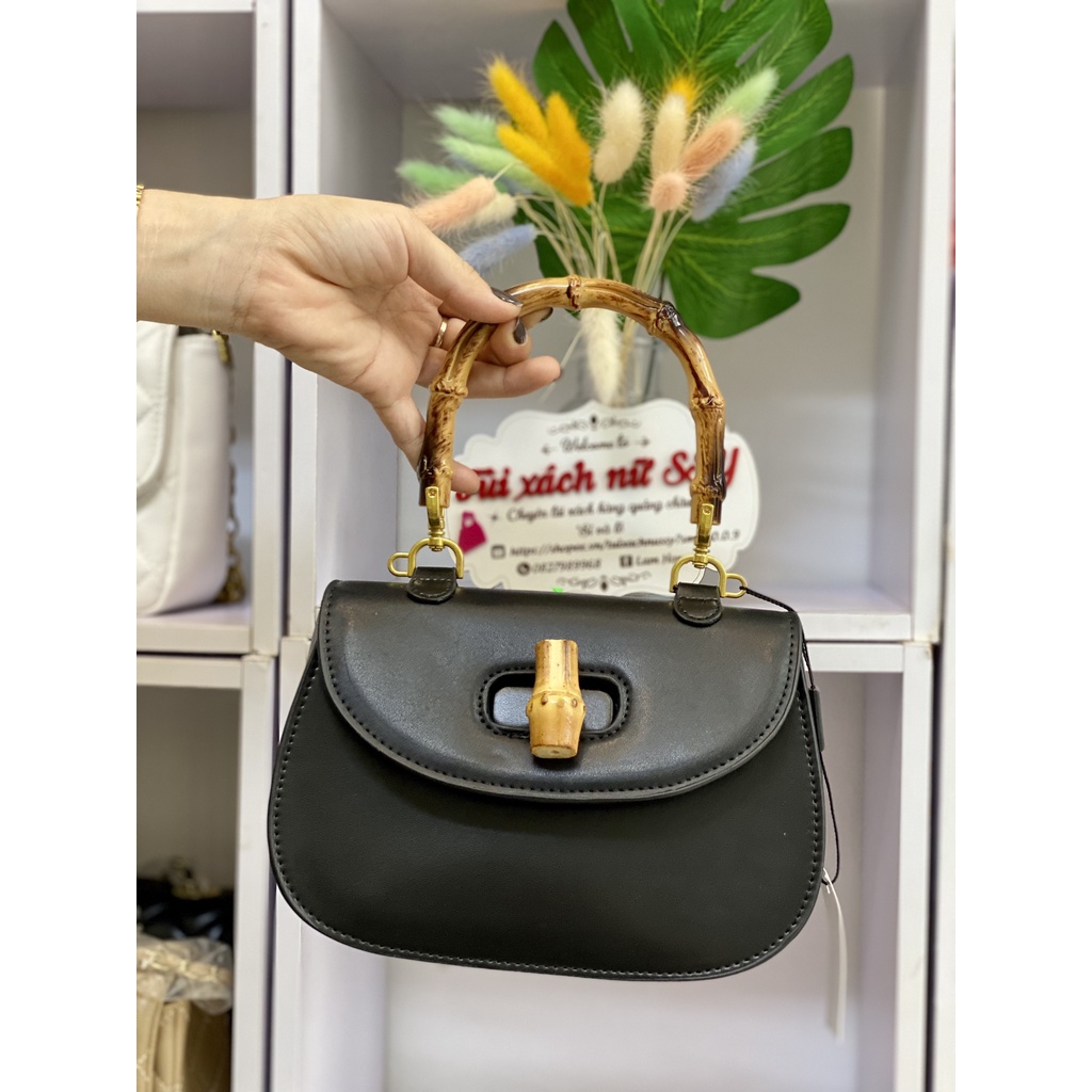 Túi xách nữ đeo chéo quai khóa trúc mẫu mới Hot Trend 2022