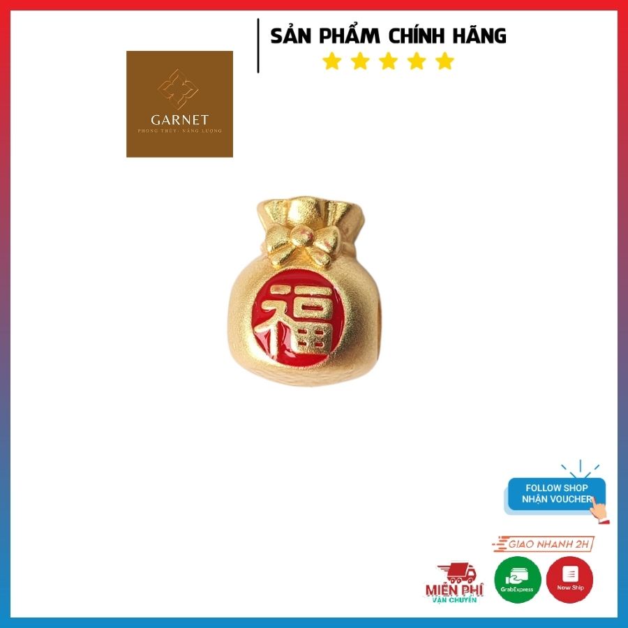 Vòng tay phong thủy túi tiền tài lộc cao cấp đầy đủ hộp cao cấp