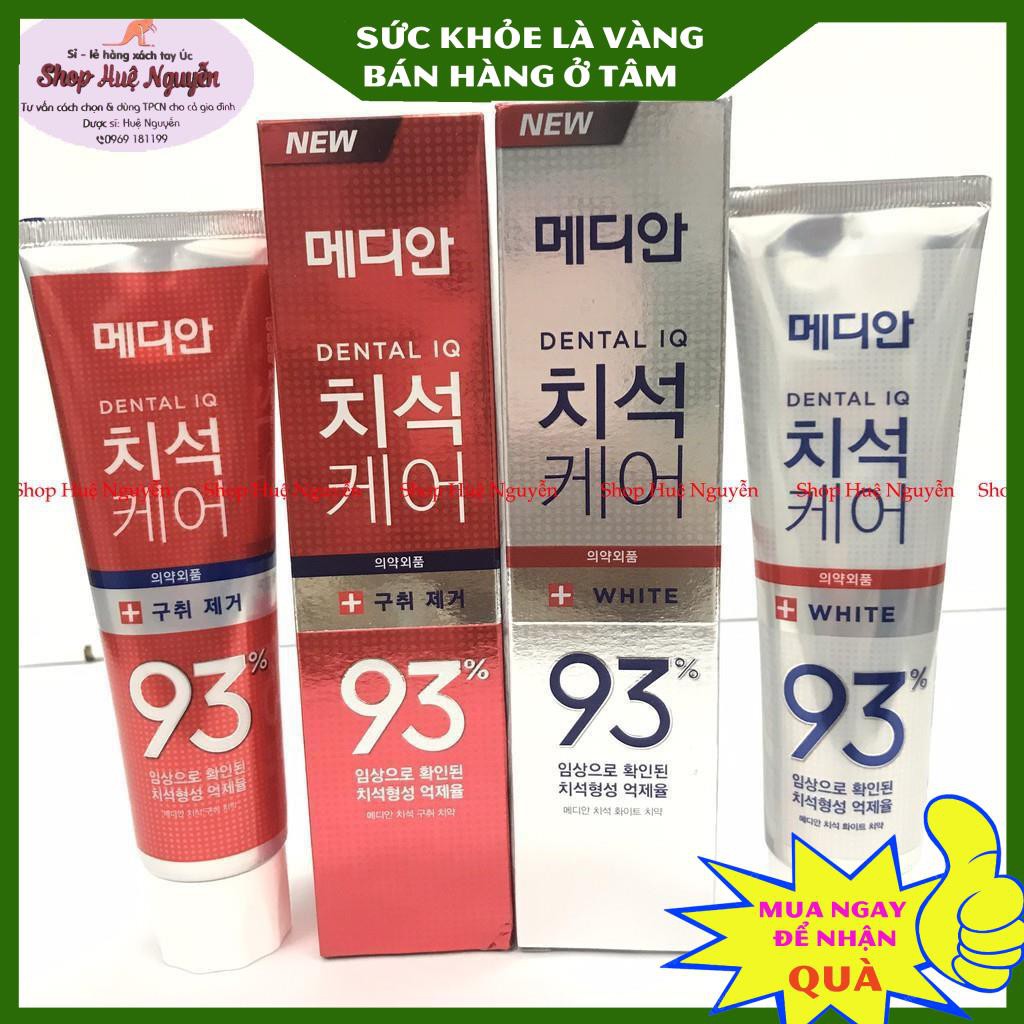 Kem Đánh Trắng Răng Median 93% Tooth-Paste 120g