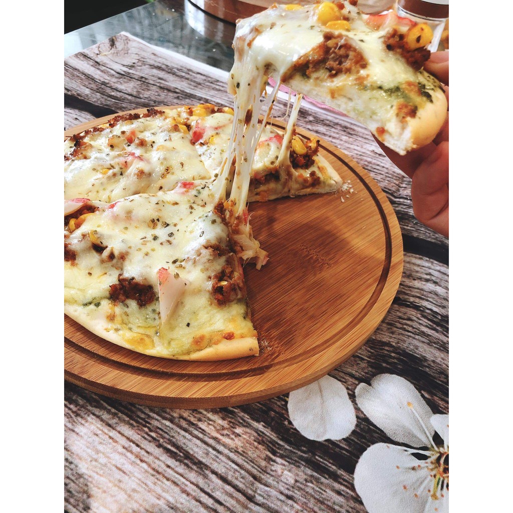 Pizza handmade làm sẵn, cấp đông size 15 loại ngon