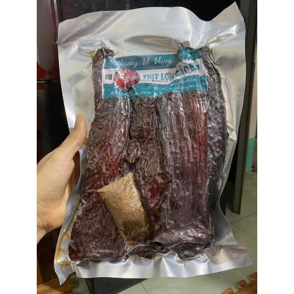 Thịt trâu gác bếp Tây Bắc thơm mùi Hạt dổi , Mắc khén, Tặng kèm Chẩm Chéo 500Gr | BigBuy360 - bigbuy360.vn