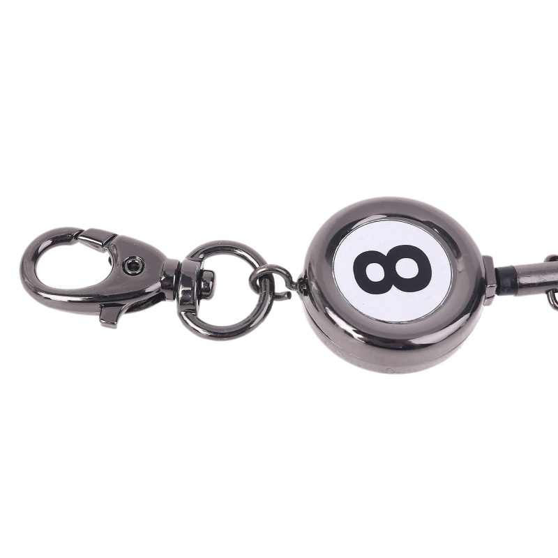 SUN Portable Retractable Billiards Snooker Pool Cue Chalk Holder Drawing Keys Chain