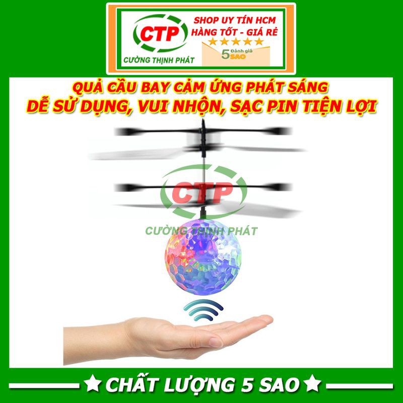 Quả cầu pha lê bay cảm ứng phát sáng