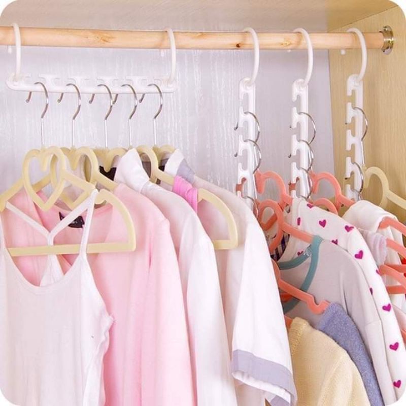 Móc treo quần áo thông minh 9 lỗ