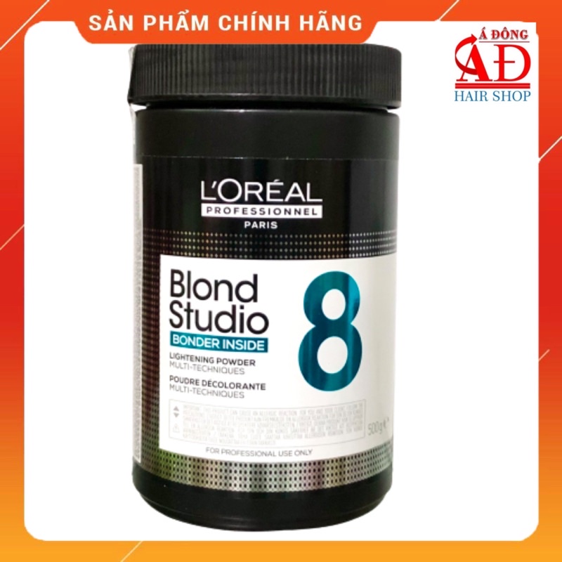 BỘT TẨY TÓC CAO CẤP LOREAL PRO BLOND STUDIO NÂNG SÁNG 8 CẤP ĐỘ 500G