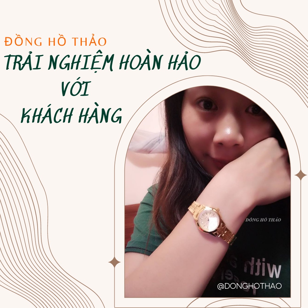 Đồng Hồ Nữ Halei 348 Nhỏ Xinh Sang Chảnh