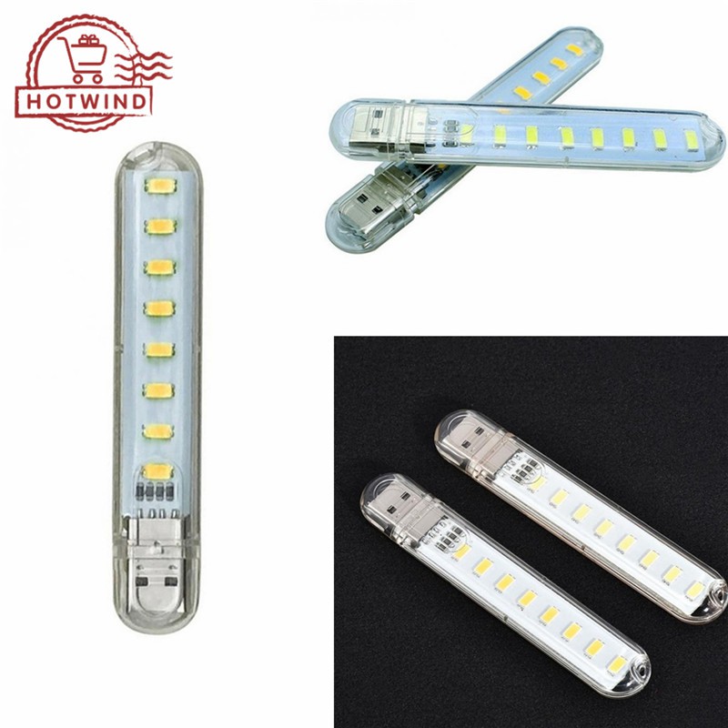 Đèn LED mini HW 8 bóng 5V DC 5V cắm USB
