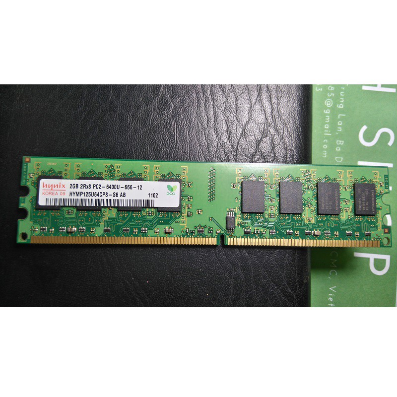 Ram PC DDR2 (PC2) 2Gb bus 800 - 6400s, hiệu HYNIX (Hyndai Electronic) bảo hành 12 tháng