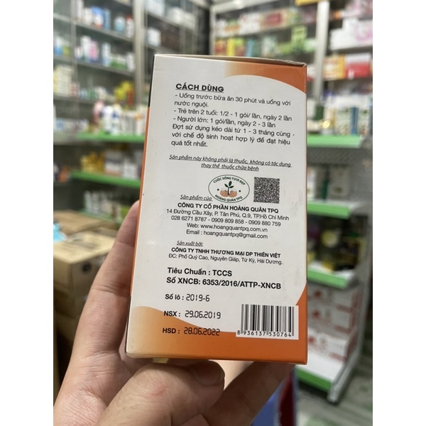 Cốm dạ dày curmin nghệ đen